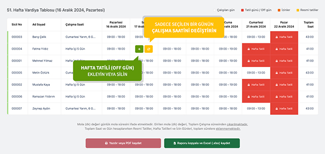 Vardiya (Shift) Yönetimi Yazılımı