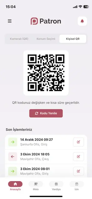 Kişisel Dinamik QR Kodlar - 01