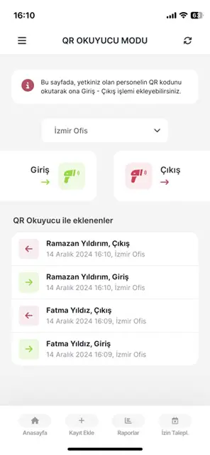 QR Okuyucu Cihaz Modu - 01